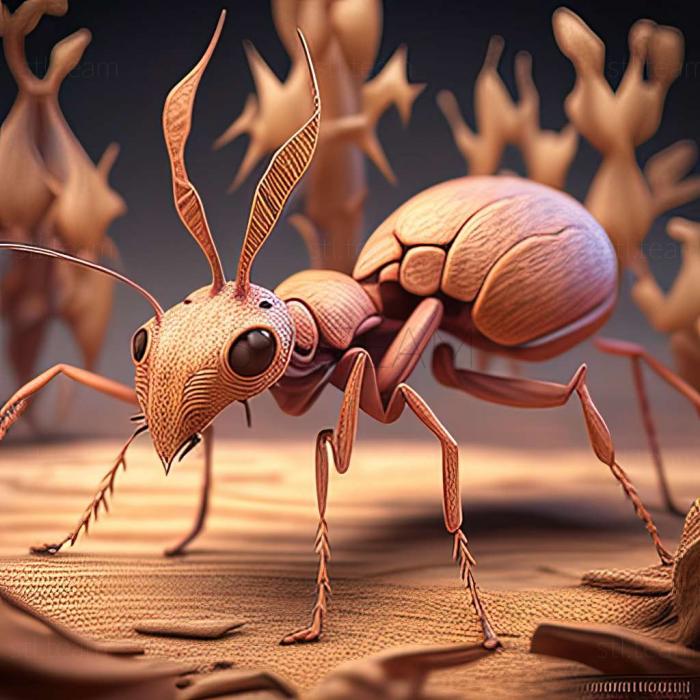 3D модель Myrmecia pulchra (STL)